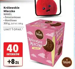 Intermarche Królewskie Mleczko śmietankowe 300 g Wawel oferta