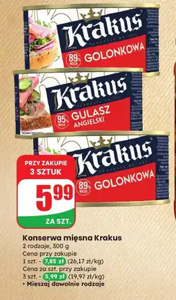 Dino Konserwa mięsna Gulasz Angielski Krakus oferta