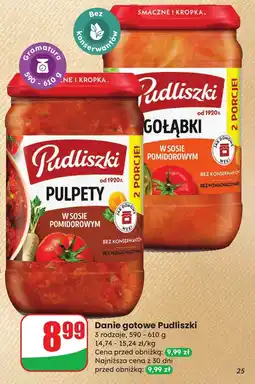 Dino Danie gotowe, różne rodzaje Pudliszki oferta