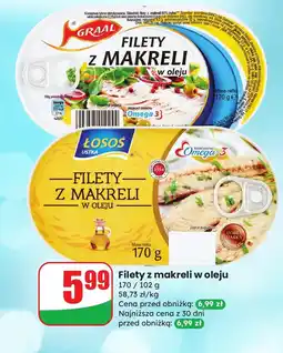Dino Filety z makreli w oleju Dino oferta