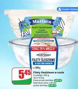 Dino Filety śledziowe w sosie śmietanowym Marinus oferta