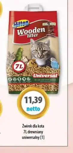 DUO-TES Zwirek dla kota Hilton Wooden Litter oferta