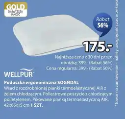 JYSK Poduszka ergonomiczna Wellpur oferta