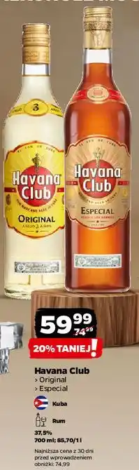 Netto Rum Havana Club Especial oferta