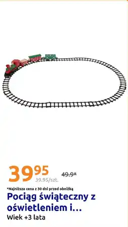 Action Pociąg świąteczny z oświetleniem oferta