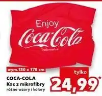 Kaufland Koc coca-cola 130 x 170 cm oferta