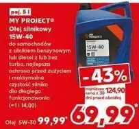Kaufland Olej silnikowy 5w-40 Myproject oferta