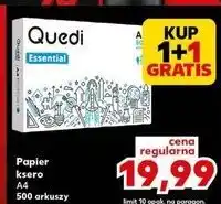 Kaufland Papier ksero a4 Quedi Essential oferta