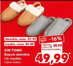 Kaufland GIN TONIC Kapcie damskie lub męskie oferta