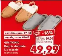 Kaufland Kapcie męskie 41-45 Gin Tonic oferta