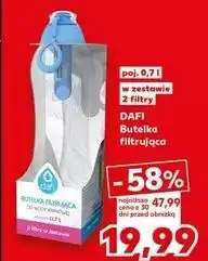 Kaufland Butelka filtrująca wodę 700 ml + 2 filtry Dafi oferta