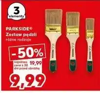 Kaufland Pędzle proste Parkside oferta