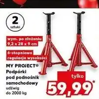 Kaufland Podpórki podnośnik samochodowy K-Classic Myproject oferta