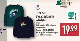 ALDI Bluza dziecięca 86/92-110/116 Lily & Dan oferta