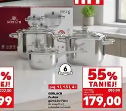 Kaufland Zestaw garnków first Gerlach oferta