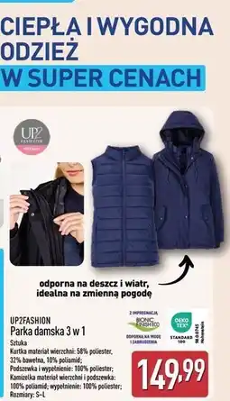 ALDI Parka damska turystyczna s-l Up2Fashion oferta