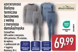 ALDI Bielizna termiczna męska Adventuridge oferta