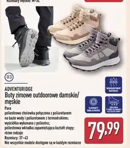 ALDI Buty zimowe 37-44 Adventuridge oferta