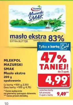 Kaufland Masło Mazurski Smak oferta
