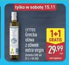 ALDI Oliwa z oliwek grecka Lyttos oferta