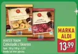 ALDI Cukierki z nadzieniem o smaku likieru jajecznego Wintertraum oferta