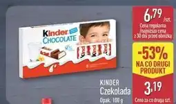 ALDI Batoniki z mlecznej czekolady nadzieniem mlecznym Kinder Chocolate oferta