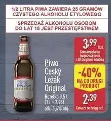 ALDI Piwo Cesky Lezak Original oferta