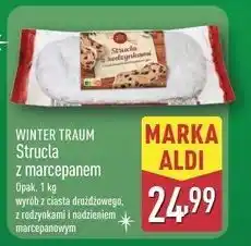 ALDI Strucla z marcepanem Wintertraum oferta
