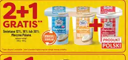 Polomarket Śmietana 12%, 18% lub 30% Mleczna Polana oferta