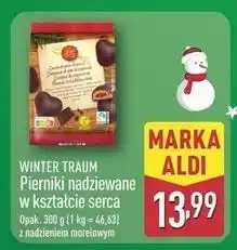 ALDI Pierniki serca z nadzieniem morelowym Wintertraum oferta