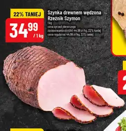 Polomarket Szynka drewnem wędzona Rzeźnik Szymon oferta