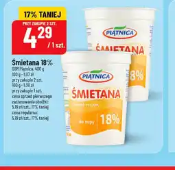Polomarket Śmietana 18% OSM Piątnica 400g oferta