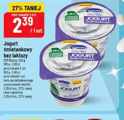 Polomarket Jogurt śmietankowy bez laktozy OSM Maluta 220g oferta