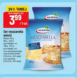Polomarket Ser mozzarella wiórki Mlekpol, 150 g oferta