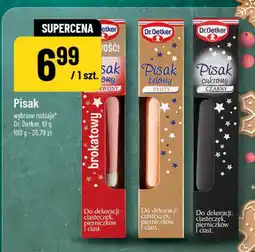 Polomarket Pisak Dr. Oetker, 19 g (brokatowy czerwony, żelowy złoty, cukrowy czarny) oferta