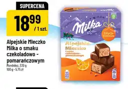 Polomarket Alpejskie Mleczko Milka o smaku czekoladowo-pomarańczowym (330g) oferta
