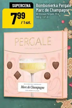 Polomarket Bombonierka Pergale Marc de Champagne AB Vilniaus Pergale 114 g oferta