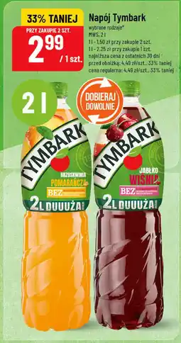 Polomarket Napój Tymbark (Brzoskwinia Pomarańcza / Jabłko Wiśnia) oferta