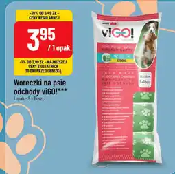 Polomarket Woreczki na psie odchody viGO! 1 opak. = 5 x 15 szt oferta