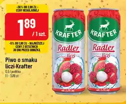 Polomarket Piwo o smaku liczi KrafteR Radler oferta