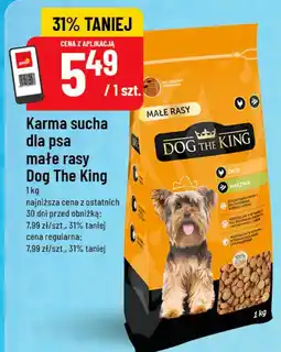 Polomarket Karma sucha dla psa małe rasy Dog The King oferta