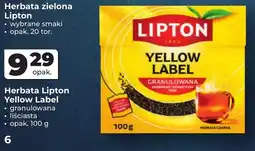 Odido Herbata Lipton Yellow Label oferta