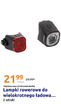 Action Lampki rowerowe do wielokrotnego ładowania oferta