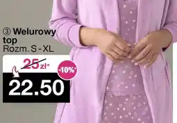 Woolworth Welurowy top oferta