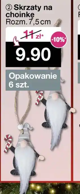 Woolworth Skrzaty na choinkę oferta