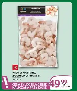 Selgros Krewetki obrane, z ogonem oferta