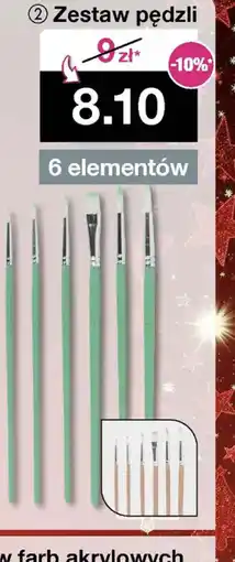 Woolworth Zestaw pędzli oferta