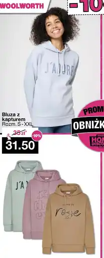 Woolworth Bluza z kapturem oferta