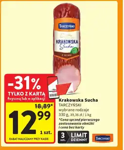 Intermarche Krakowska sucha tarczyński oferta
