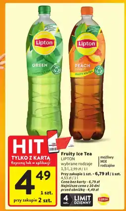 Intermarche Fruity ice tea lipton oferta